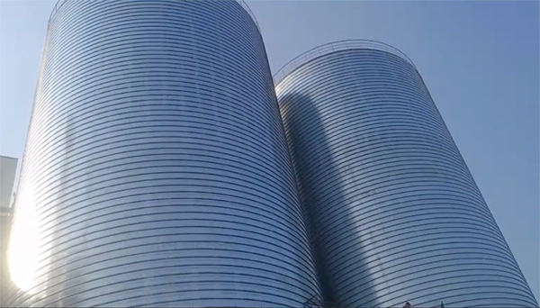 洛阳2座混凝土高架卷板仓